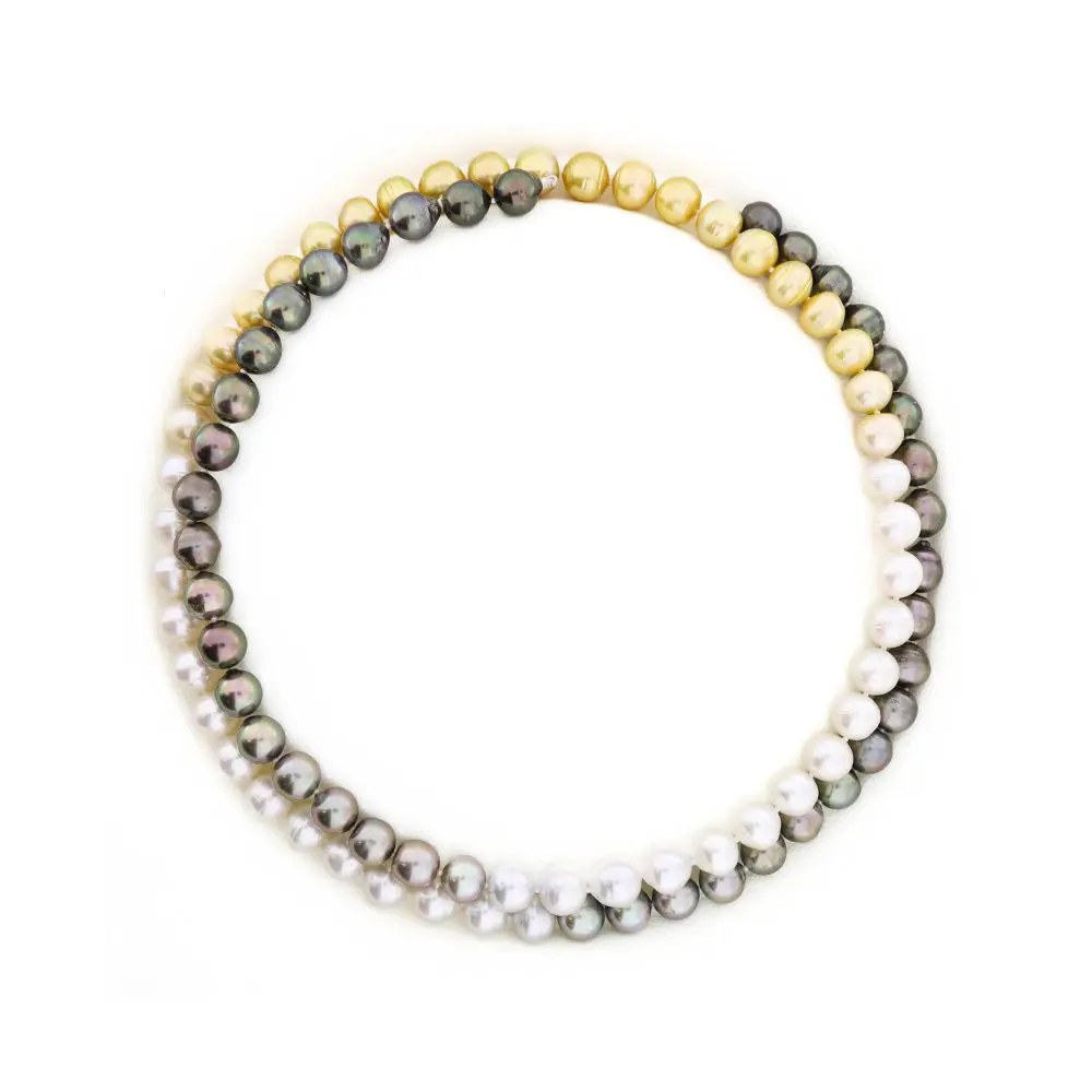 Autore Multi-Color South Sea Pearl Necklace