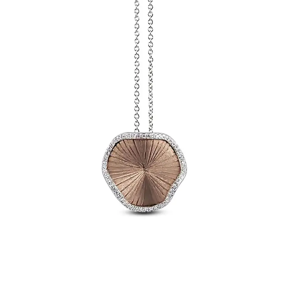 Cammilli Pendant in 18K Chocolate Brown Gold