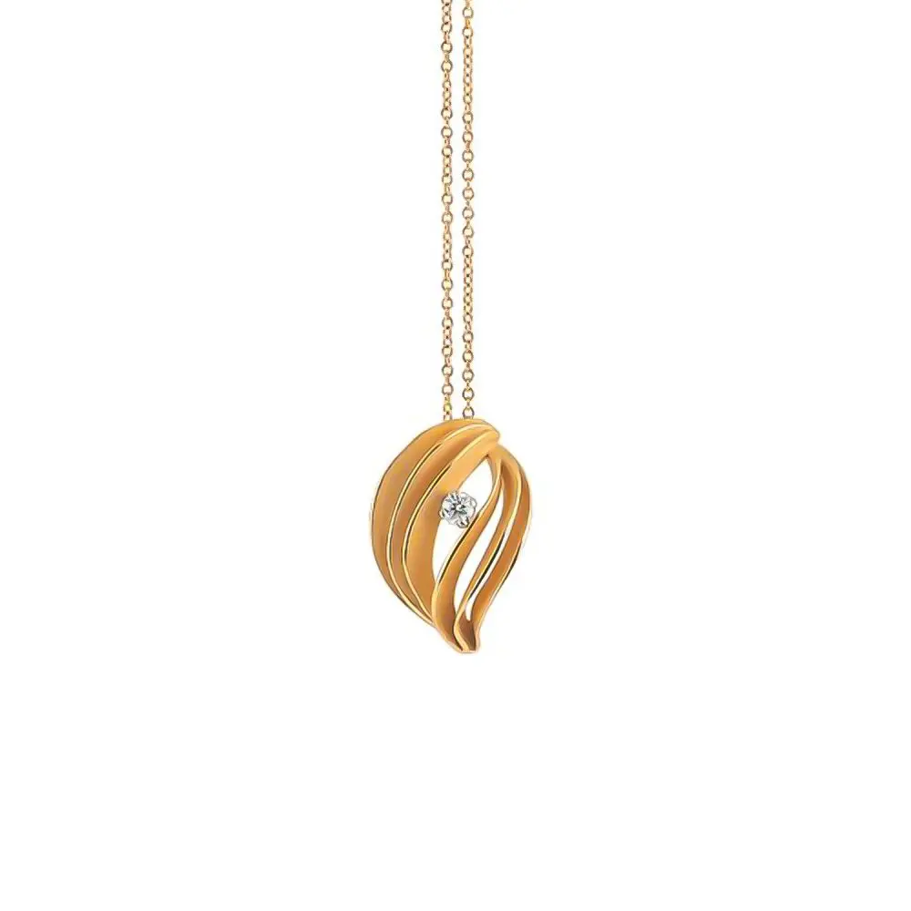 Cammilli Diamond Pendant in 18K Gold