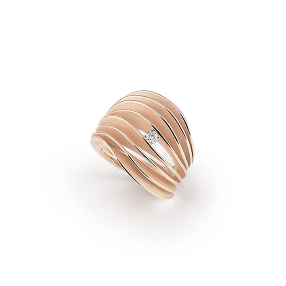 Cammilli Diamond Ring in 18K Gold