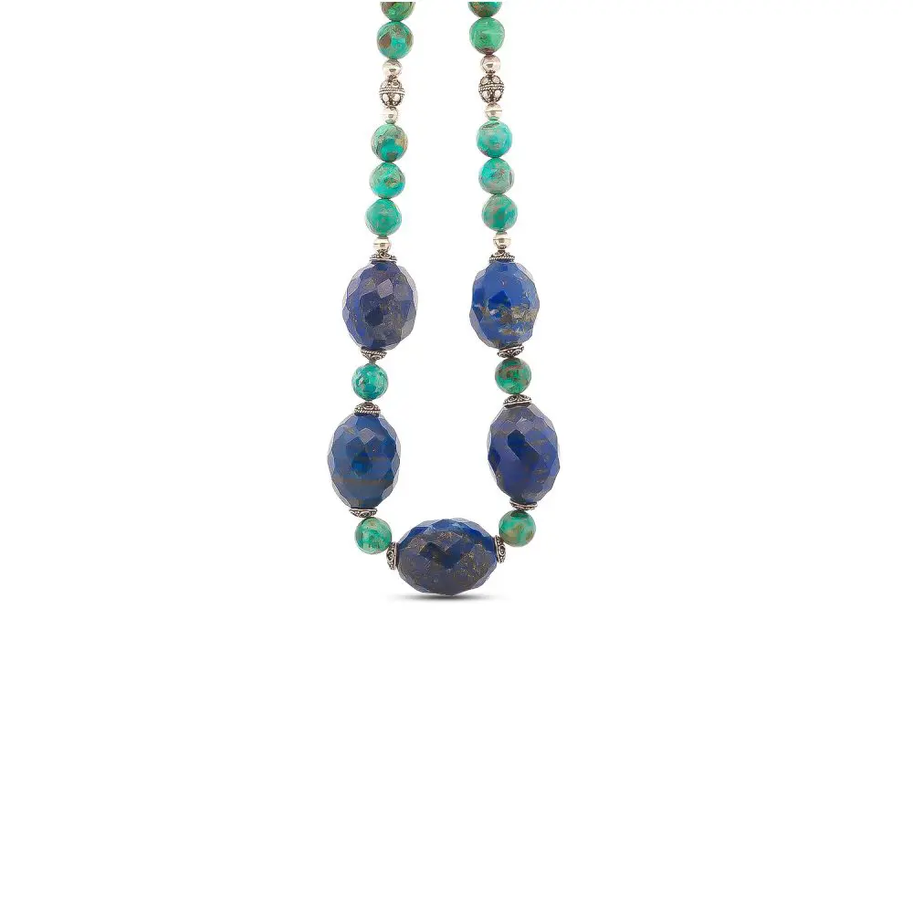 Lapis, Malachite & Turquoise Necklace
