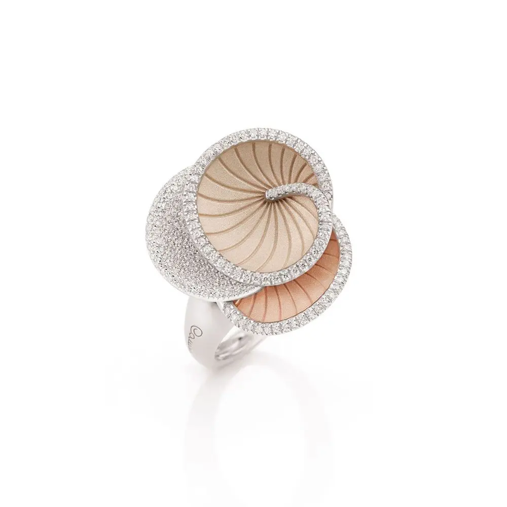 Cammilli Diamond Ring in 18K Gold
