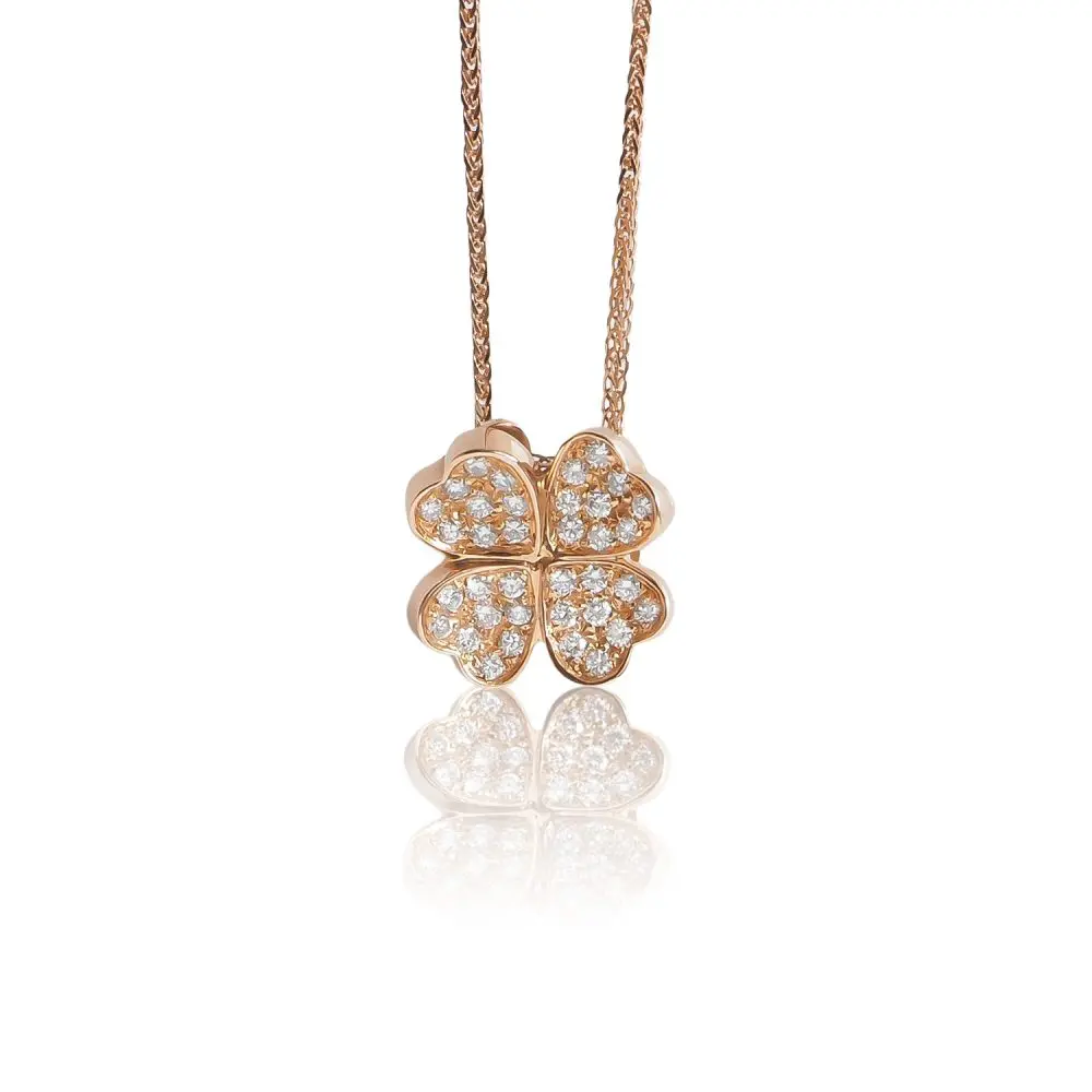 Diamond Convertible Pendant / Ring in 18K Gold