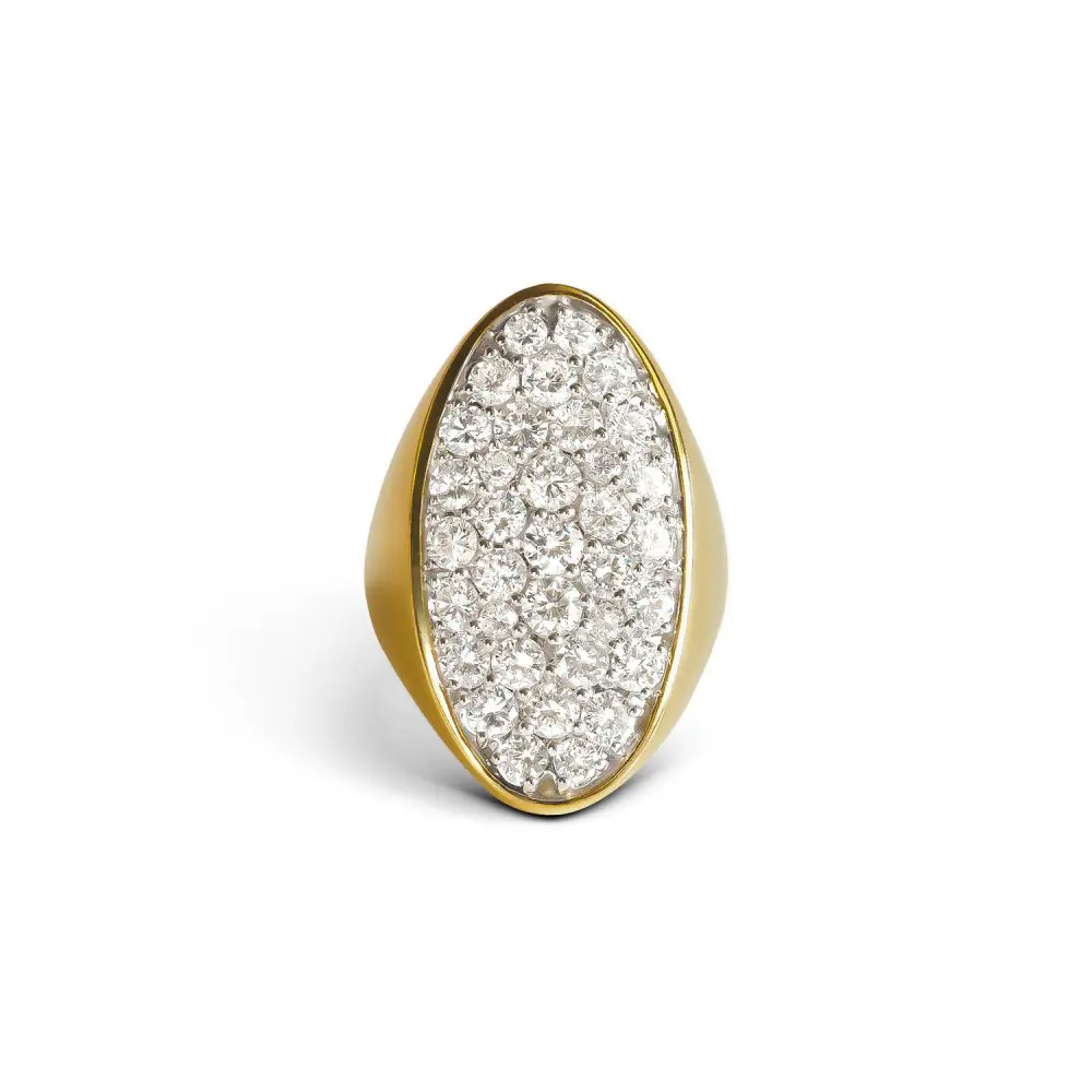 2.45ctw Diamond & 18K Yellow Gold Ring