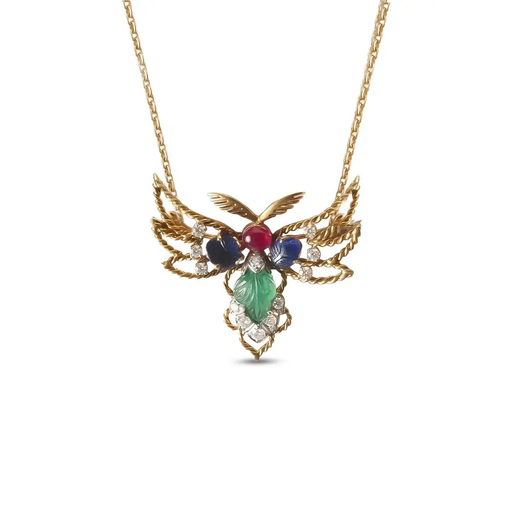Vintage Van Cleef & Arpels Brooch-Pendant (1950s)