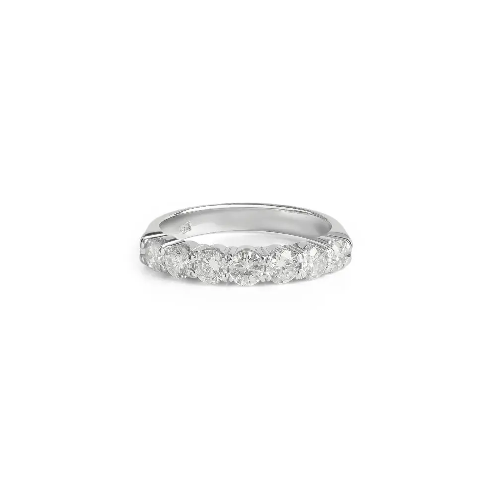 Diamond Semi-Eternity Band in 14K Gold