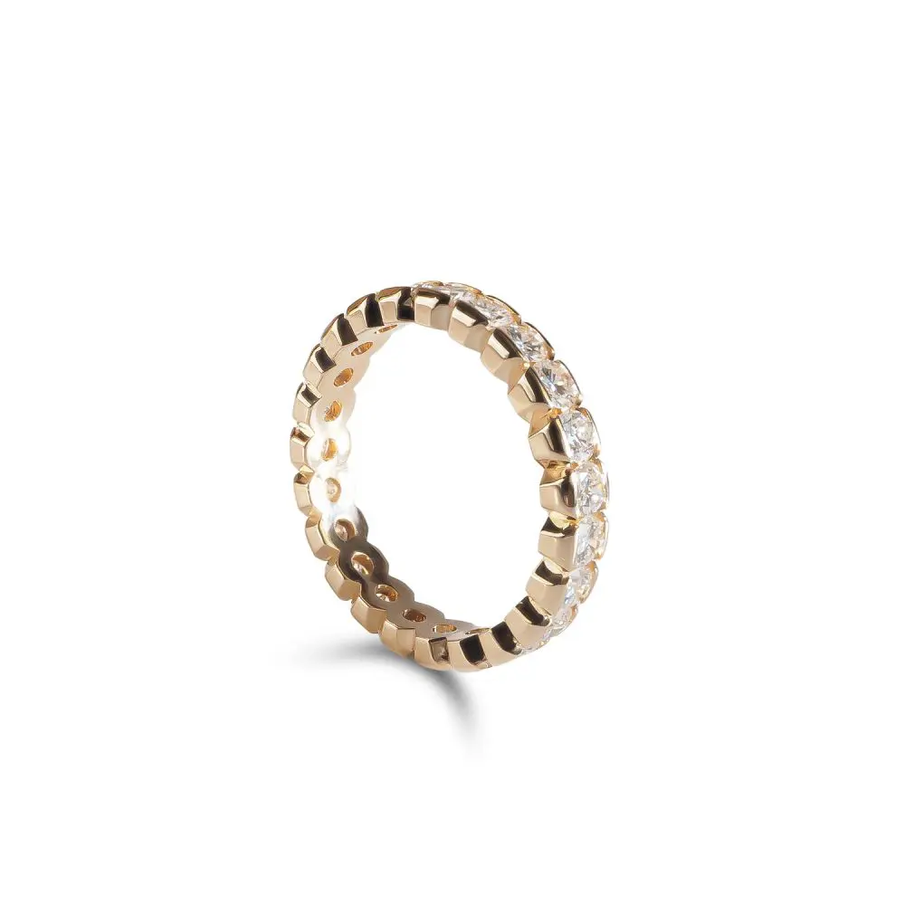 Diamond Full Eternity Band in 14K Gold