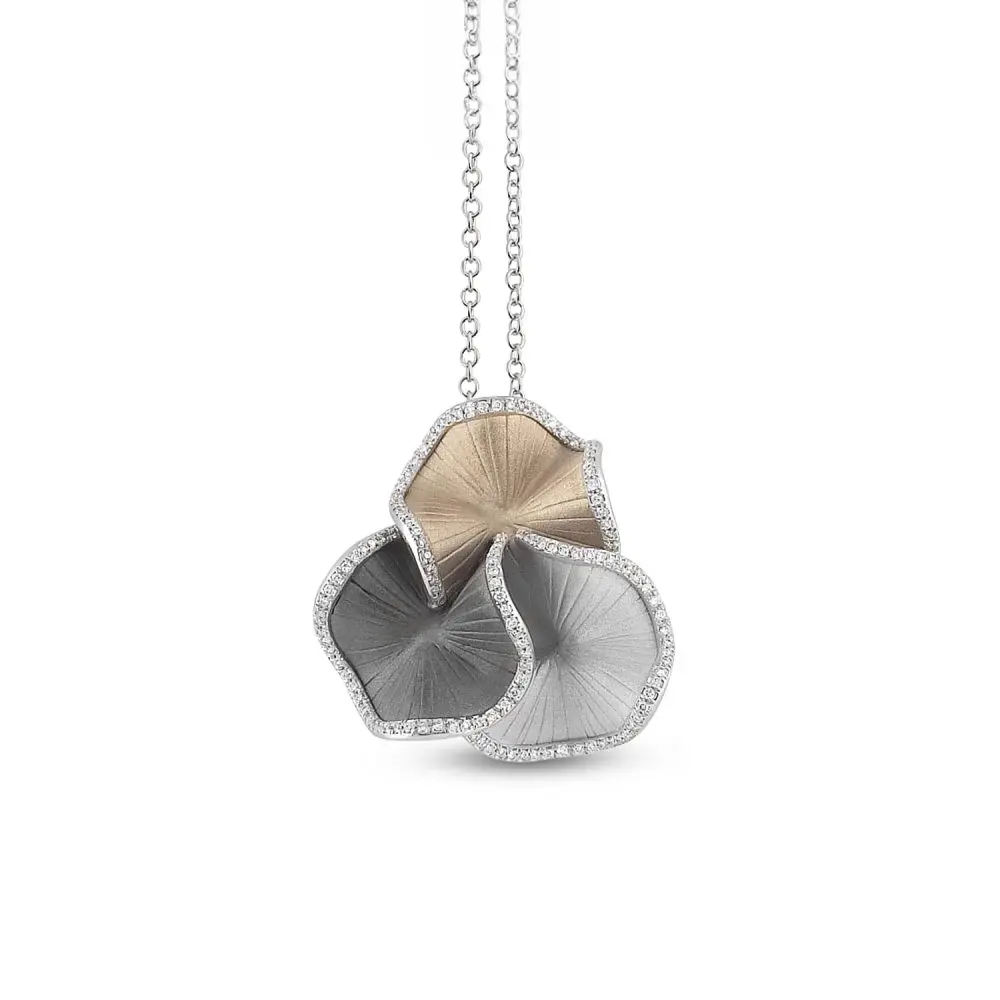 Cammilli Multi-Tone Gold & Diamond Pendant